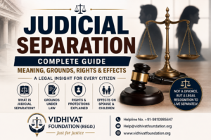 JUDICIAL SEPARATION UNDER THE HINDU MARRIAGE ACT, 1955