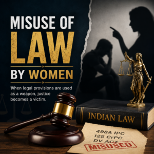 MISUSE OF LAW BY WOMEN AND ITS CONSEQUENCES ON MEN